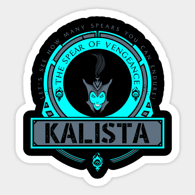 KALISTA - LIMITED EDITION Sticker by DaniLifestyle